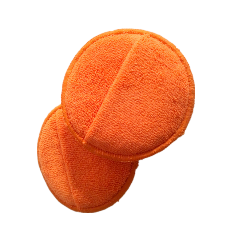 Microfiber applicator pocket, orange